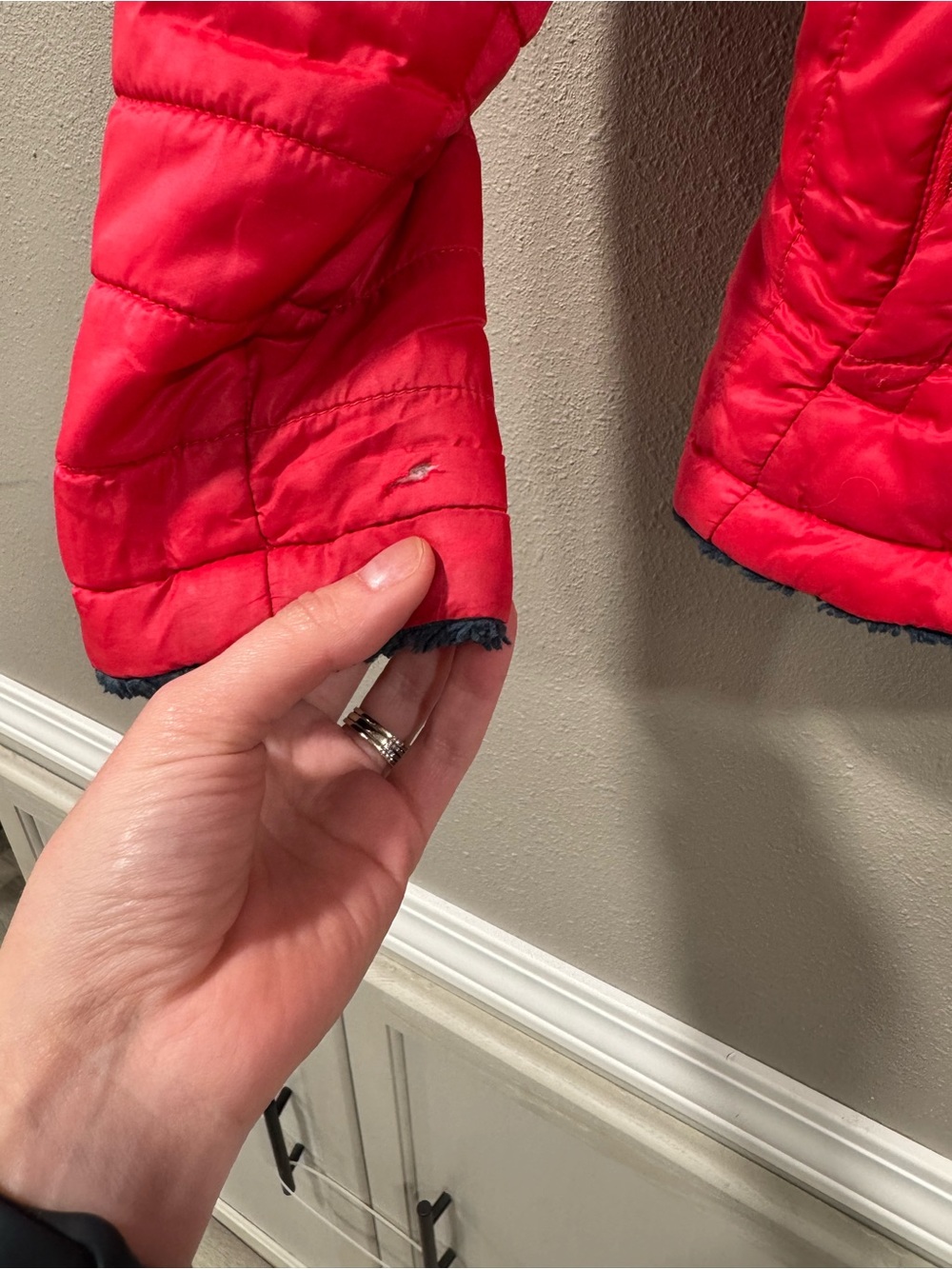 The North Face Girls Mossbud Swirl Reversible Jacket - Picture 5 of 11